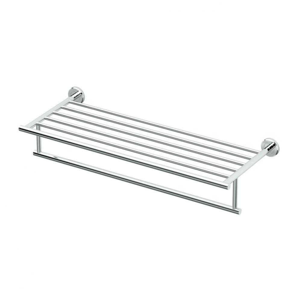 Latitude 24''L Minimalist Towel Rack, Chrome