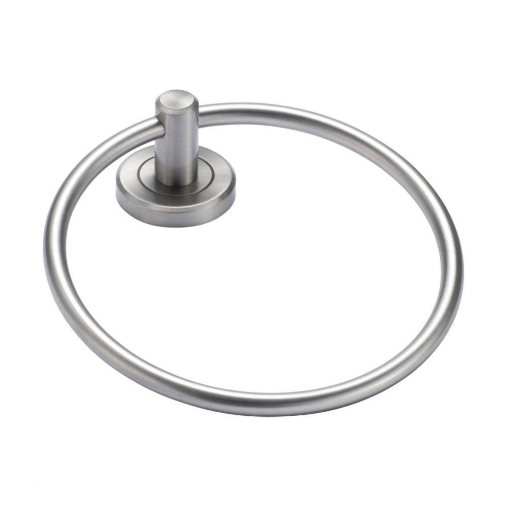 Latitude Towel Ring, Satin Nickel