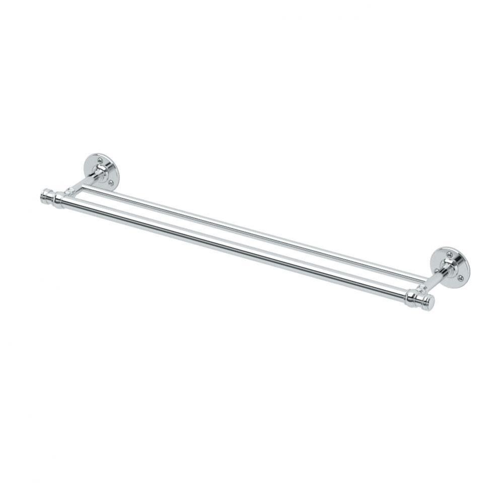Cafe 24''L Double Towel Bar, Chrome