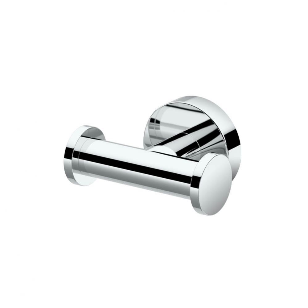 Glam Double Robe Hook, Chrome