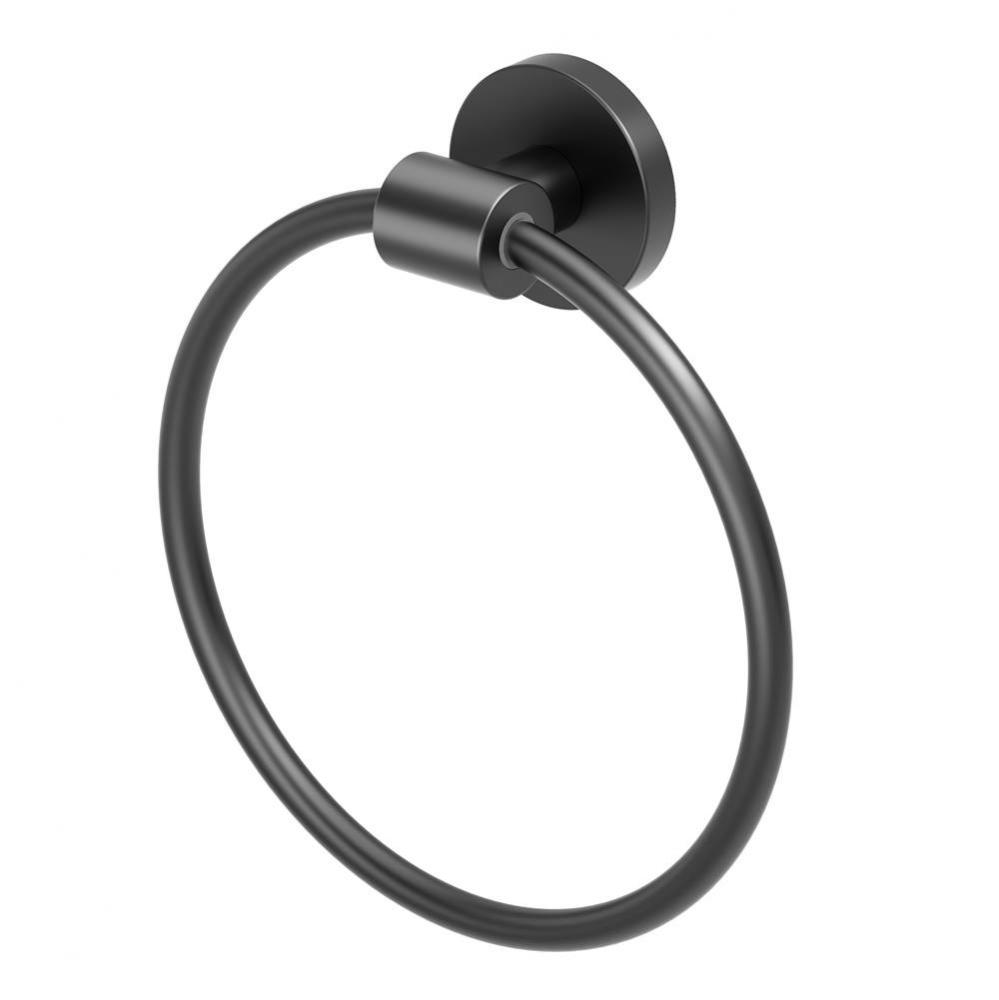 Reveal Towel Ring, Matte Black