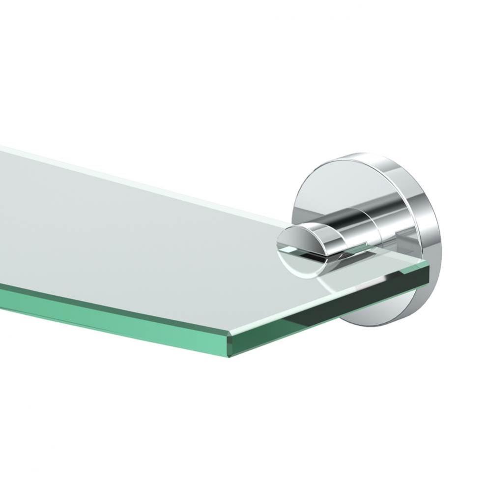 Reveal Vanity Glass Shelf, Chrome