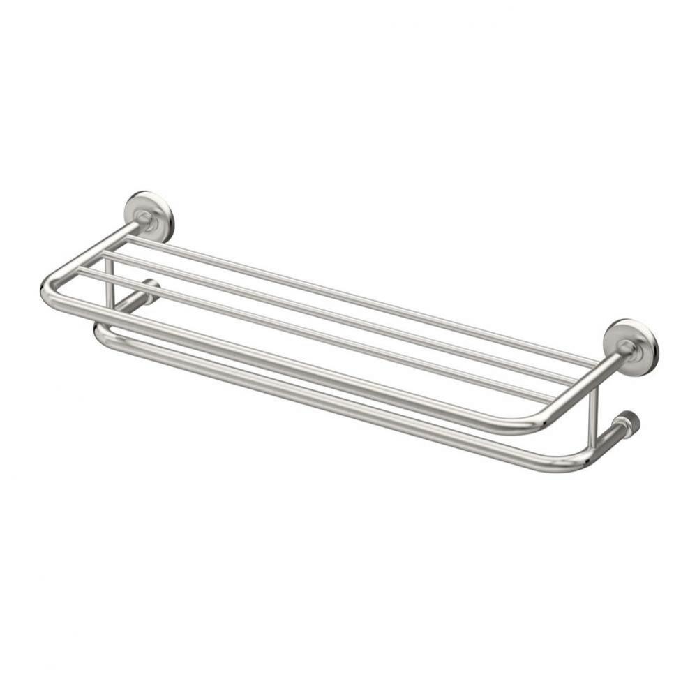 Designer II 24''L Towel Rack, Satin Nickel