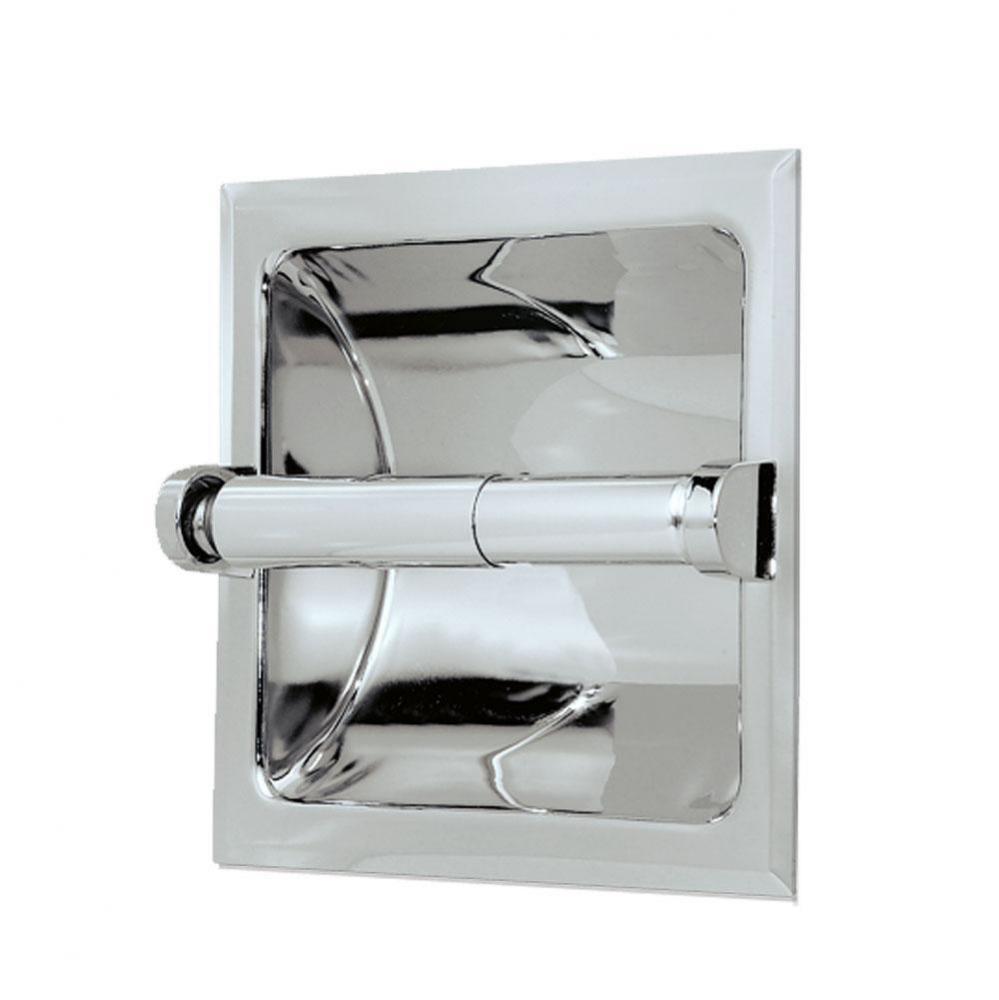 Recessed Toilet Paper Holder with Mounting Bracket Chrome