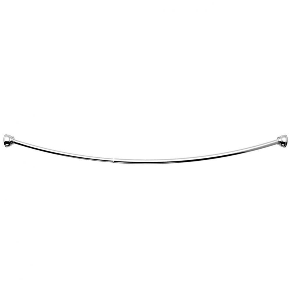 Shower Rod, Curved, Chrome
