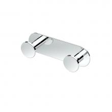 Gatco 1281 - Glamour All Modern Décor 6.5''L Double Robe Hook, Chrome