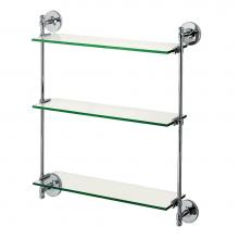 Gatco 1394 - PREMIER GLASS SHELF,25 In. H,CHRM