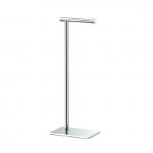 Gatco 1431C - Square Freestanding Toilet Paper Holder, Chrome