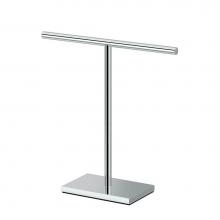 Gatco 1444C - Countertop T-Shape Hand Towel Holder 11''H, Chrome