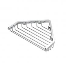 Gatco 1495 - Shower Corner Basket 7''W Chrome