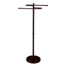 Gatco 1508 - Floor S-Style Towel Stand, Bronze
