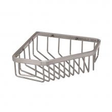 Gatco 1515 - Corner Shower Basket 8.5''W, Satin Nickel