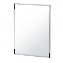 Gatco 1528 - Faceted Flush Mount 32.5''H Rectangle Mirror