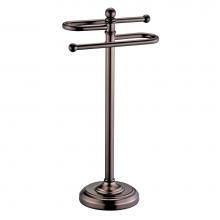 Gatco 1545BZ - Countertop S-Style Hand Towel Holder Bronze