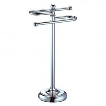 Gatco 1546 - Countertop S-Style Hand Towel Holder Chrome