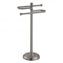 Gatco 1547 - Countertop S-Style Hand Towel Holder Satin Nickel