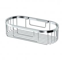 Gatco 1576 - Oval Shower Basket, Chrome