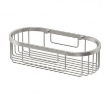 Gatco 1577 - Oval Shower Basket, Satin Nickel