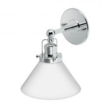 Gatco 1610 - Cafe Single Sconce, Chrome
