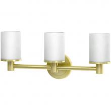 Gatco 1688 - Latitude Triple Sconce, Brushed Brass