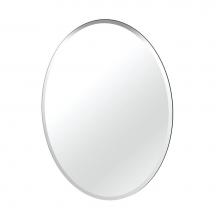 Gatco 1801 - Flush Mount EZ Hanging 32''H Frameless Oval Mirror