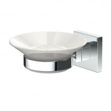 Gatco 1942 - Elevate Porcelain Soap Dish, Chrome