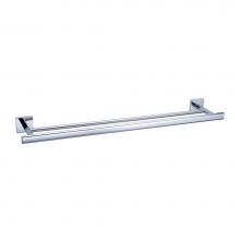 Gatco 4054 - Elevate 24''L Double Towel Bar, Chrome