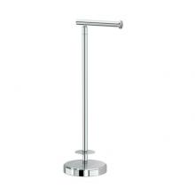 Gatco 1448C - Latitude Standing Tissue Holder with Storage 22''H, Chrome