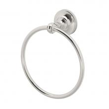 Gatco 4122 - Tavern Towel Ring, Polished Nickel