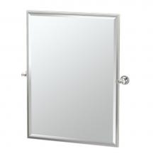 Gatco 4129FS - Tavern 32.5''H Framed Rectangle Mirror, Polished Nickel