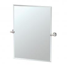 Gatco 4129S - Tavern 31.5''H Frameless Rectangle Mirror, Polished Nickel