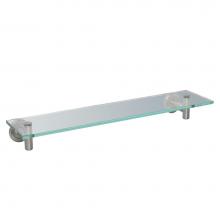 Gatco 4296 - Latitude Vanity Glass Shelf, Satin Nickel