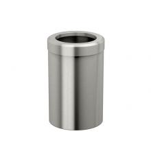 Gatco 1911 - Wastebasket Round 11.875''H, Satin Nickel
