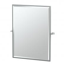 Gatco 4379FS - Bleu 32.5''H Framed Rectangle Mirror, Chrome