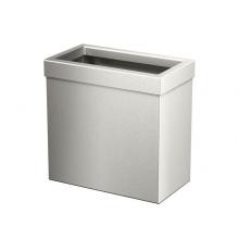 Gatco 1917 - Wastebasket Rectangular 11.875''H, Satin Nickel