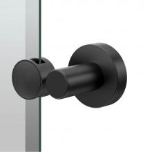 Gatco 4639MXLG - Glam 32''H Frameless Oval Mirror, Matte Black