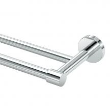 Gatco 4664 - Reveal 24'' Double Towel Bar, Chrome
