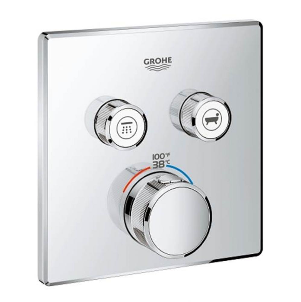 Dual Function Thermostatic Valve Trim