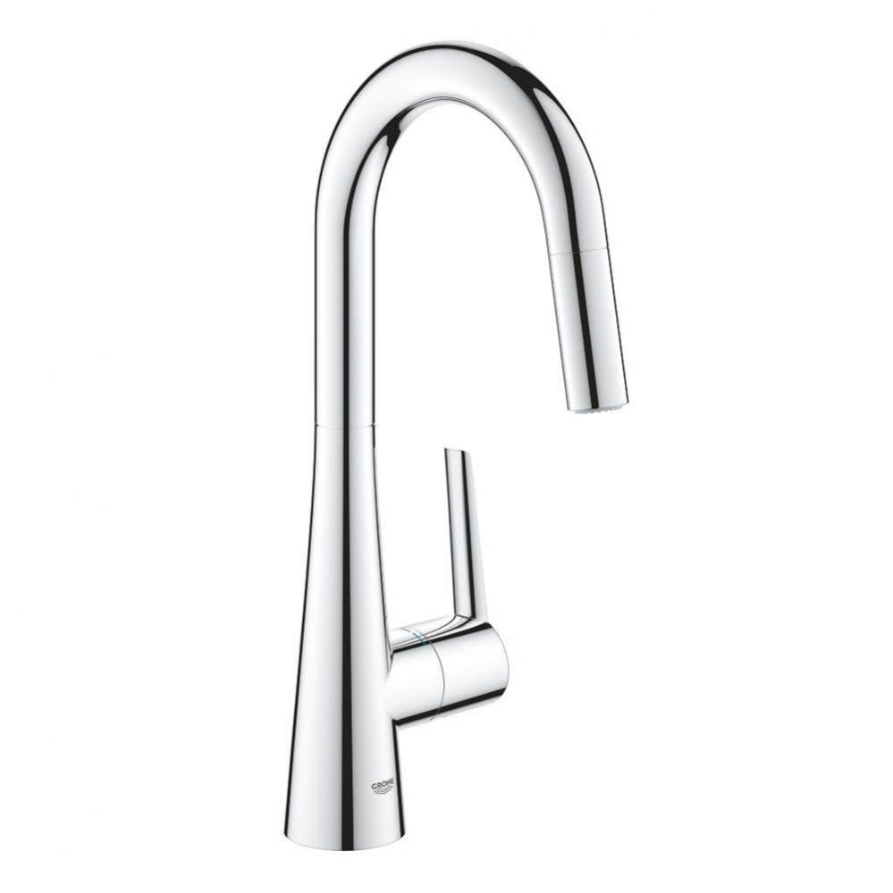 Single-Handle Pull Down Dual Spray Prep Faucet 1.75 GPM