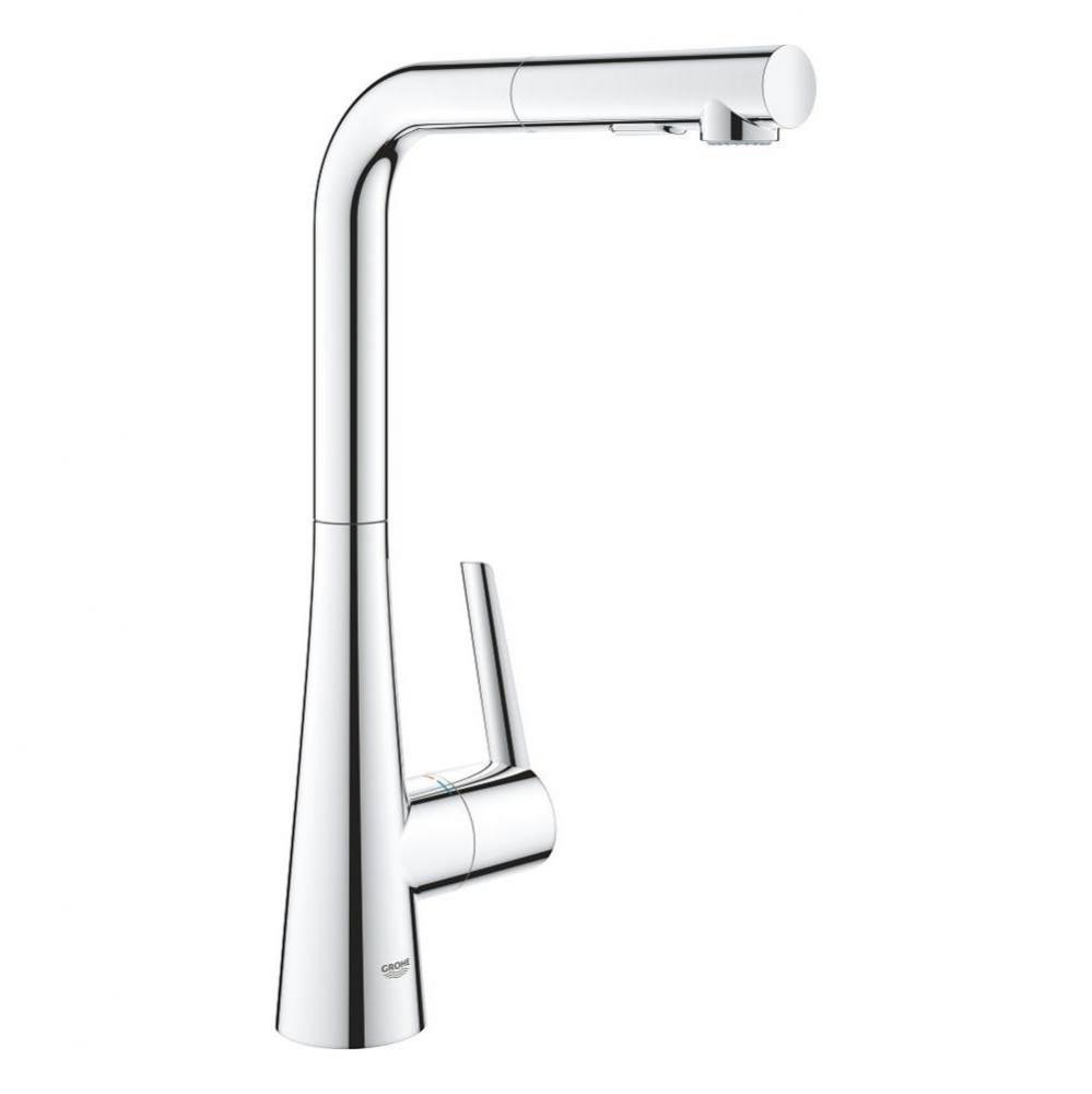 Single-Handle Pull-Out Kitchen Faucet Dual Spray 1.75 GPM