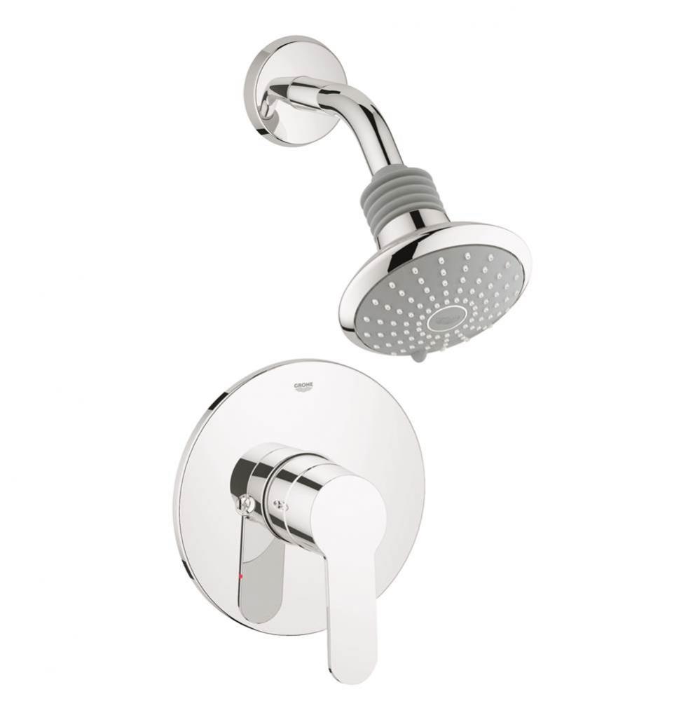 Eurostyle Cosmopolitan Pressure Balance Valve And Shower Combination Trimkit