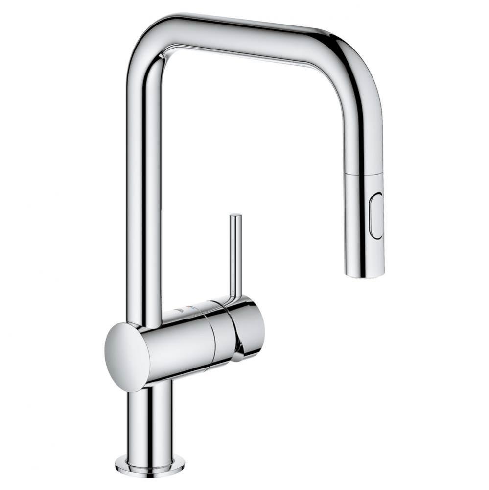 Single-Handle Pull Down Kitchen Faucet Dual Spray 1.75 GPM