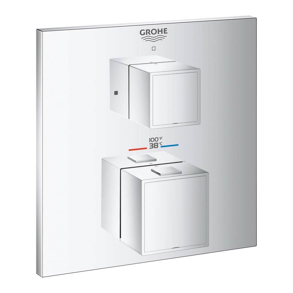 Dual Function 2-Handle Thermostatic Valve Trim