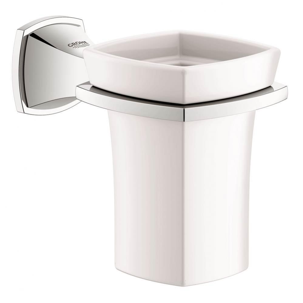 Ceramic Tumbler with Holder