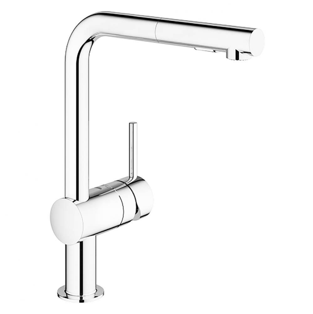 Single-Handle Pull-Out Kitchen Faucet Dual Spray 1.75 GPM