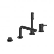 Grohe 195762432 - 4-Hole Single-Handle Deck Mount Roman Tub Faucet with 1.75 GPM Hand Shower