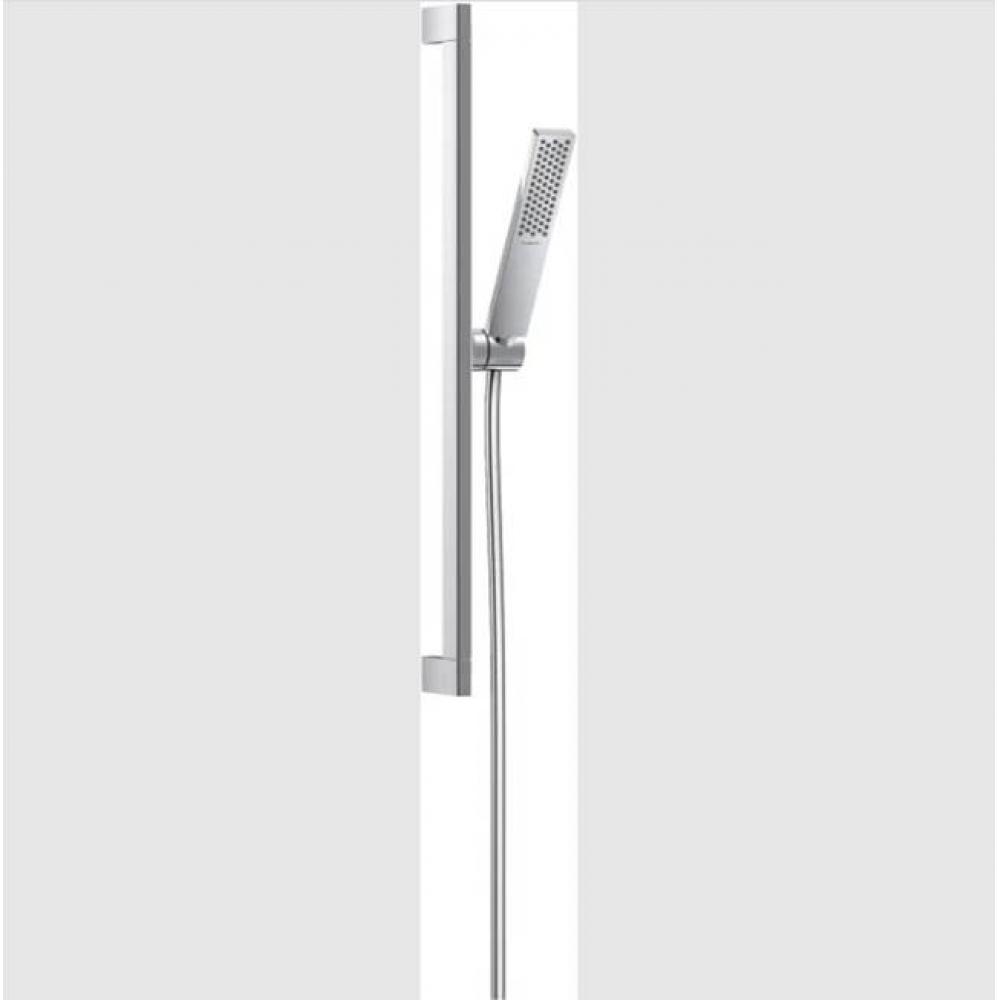 Pulsify E Wallbar Set 100 1-Jet 24'', 2.5 GPM in Chrome