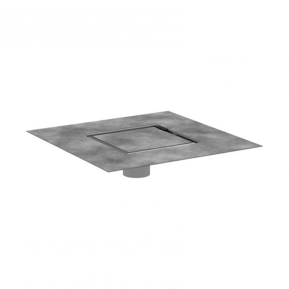 RainDrain Brilliance Point Drain Set 6''x 6'' Trim with Rough in n/a