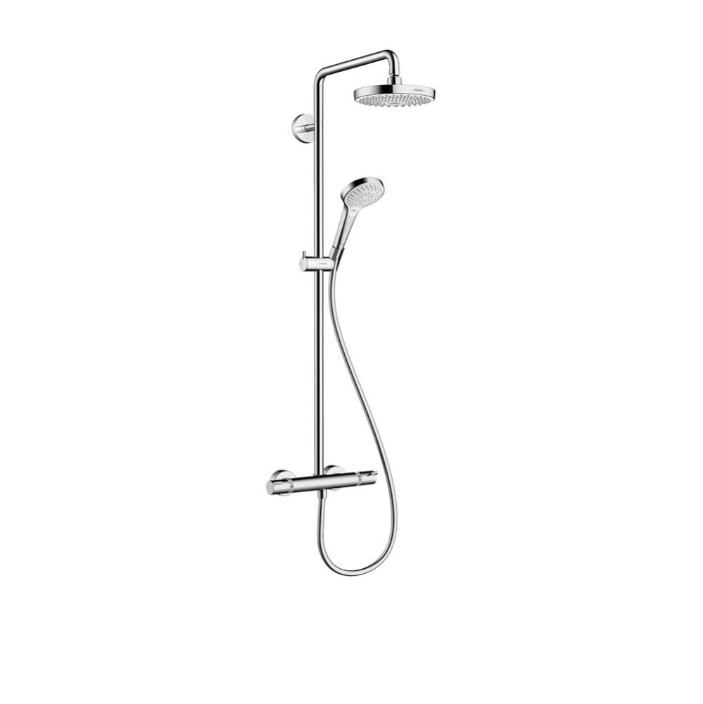 Croma Select S Showerpipe 180 2-Jet, 1.8 GPM in Chrome