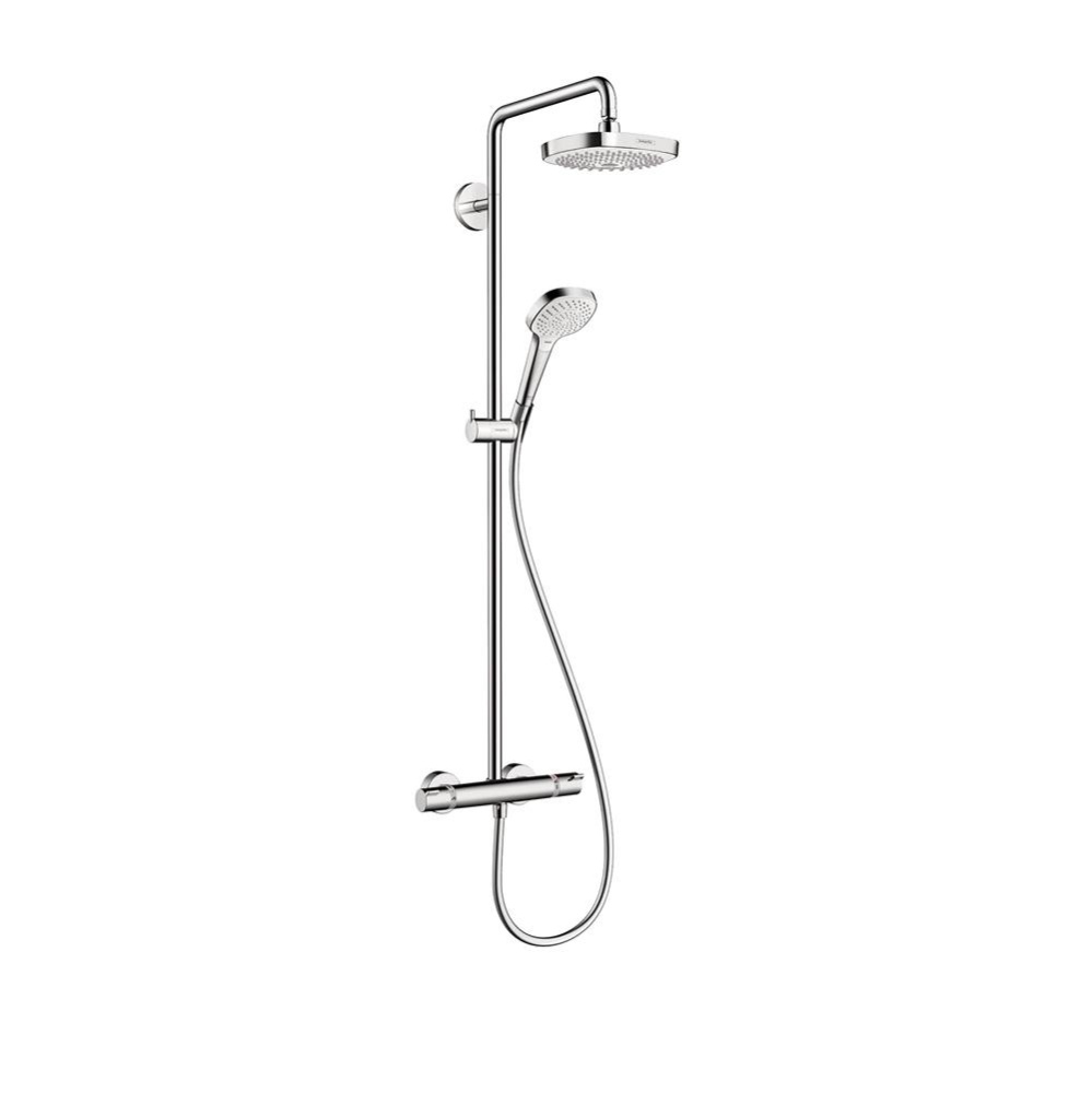 Croma Select E Showerpipe 180 2-Jet, 1.8 GPM in Chrome